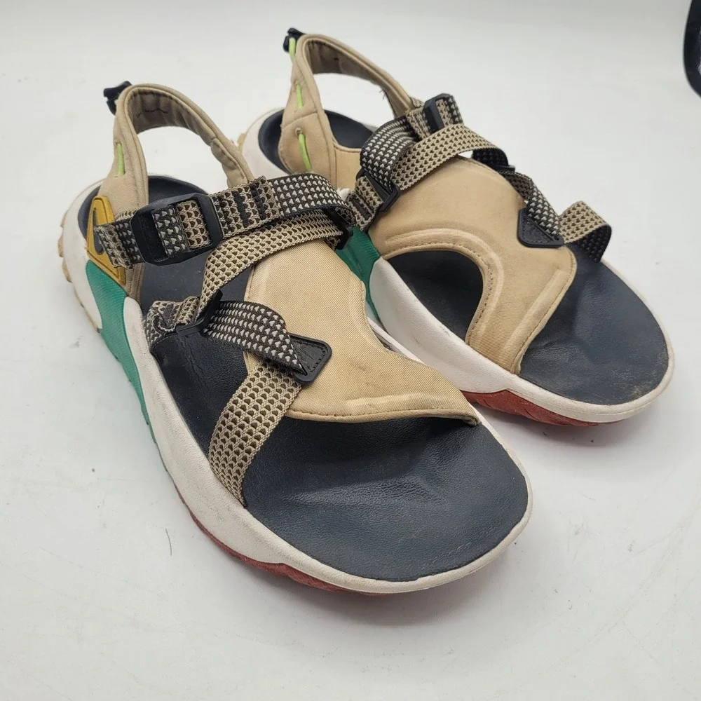 Men's Nike‎ Oneonta Trail Black Cobblestone Sandals DJ6604-200 Outdoor Hiking 8
